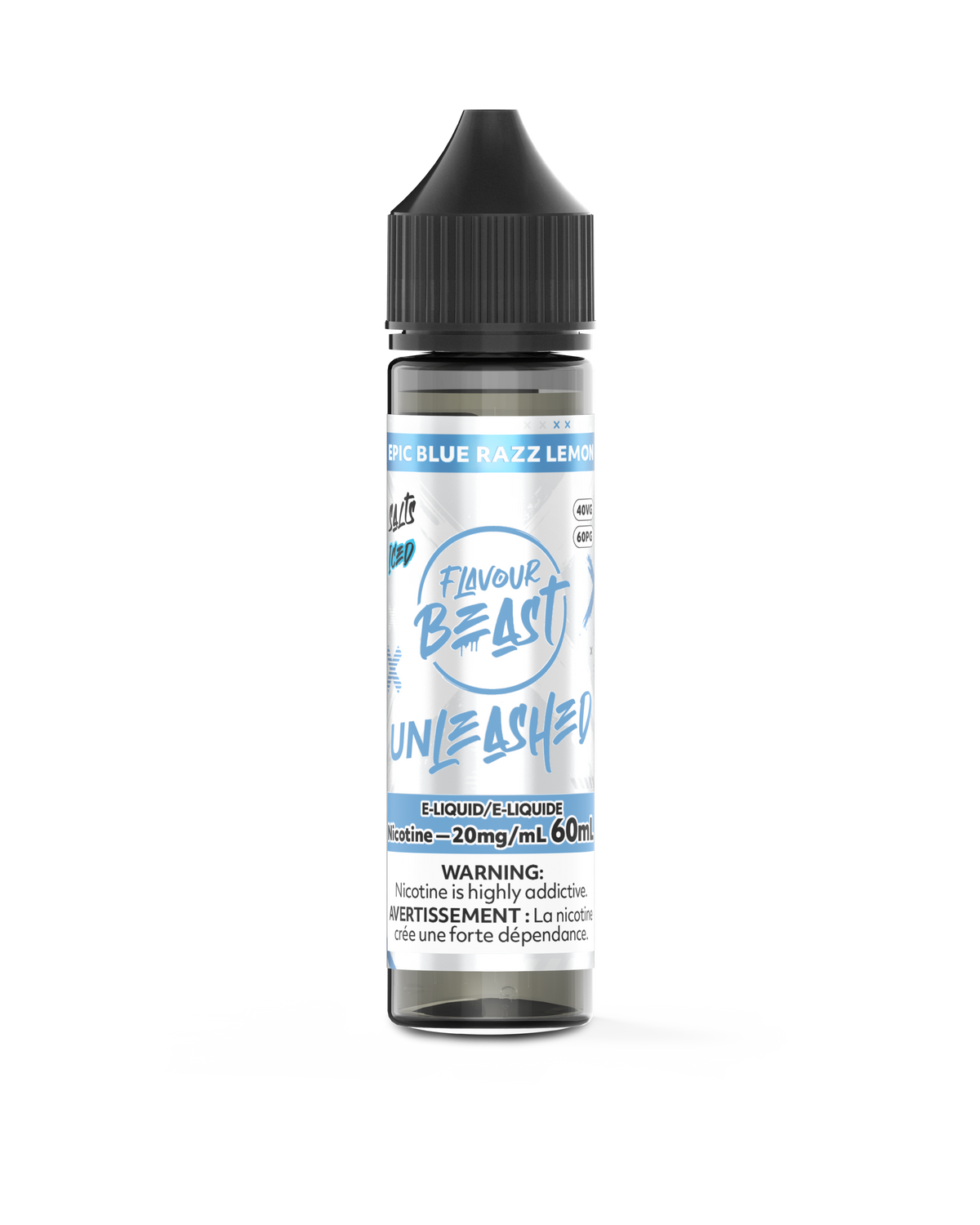 Unleashed E-Liquid - Epic Blue Razz Lemon (ON)