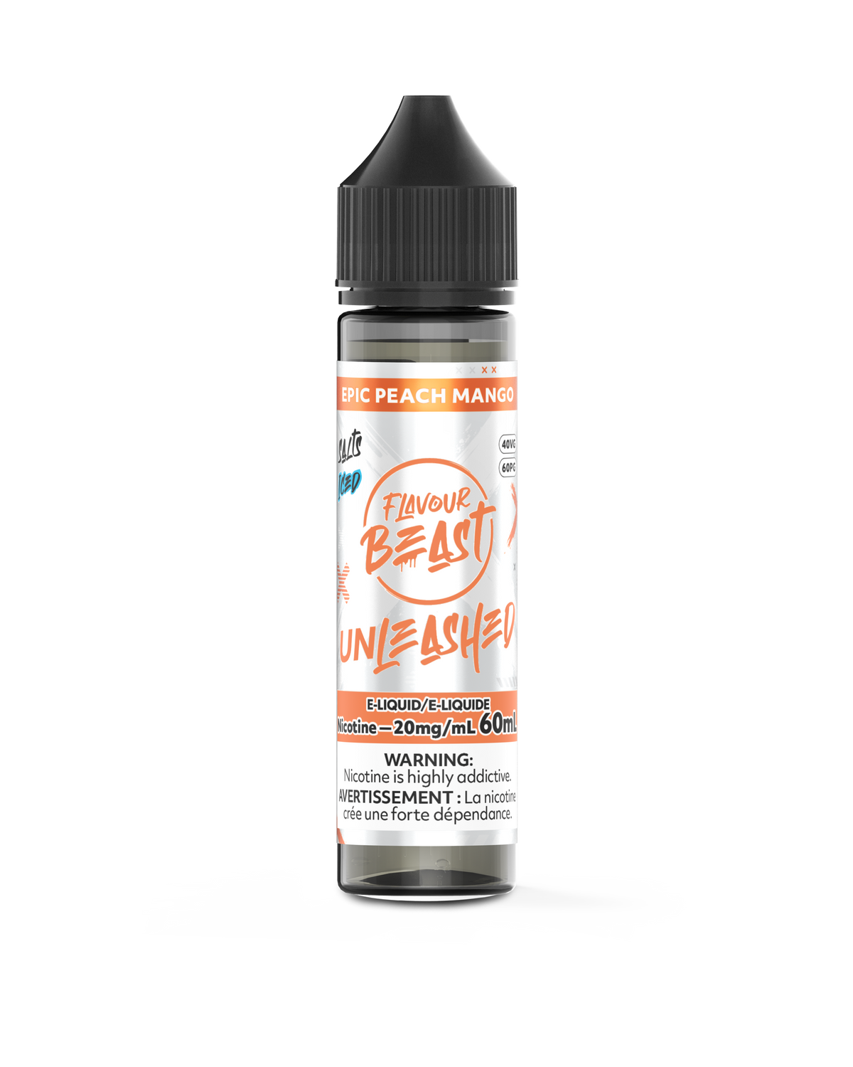 Unleashed E-Liquid - Epic Peach Mango (ON)