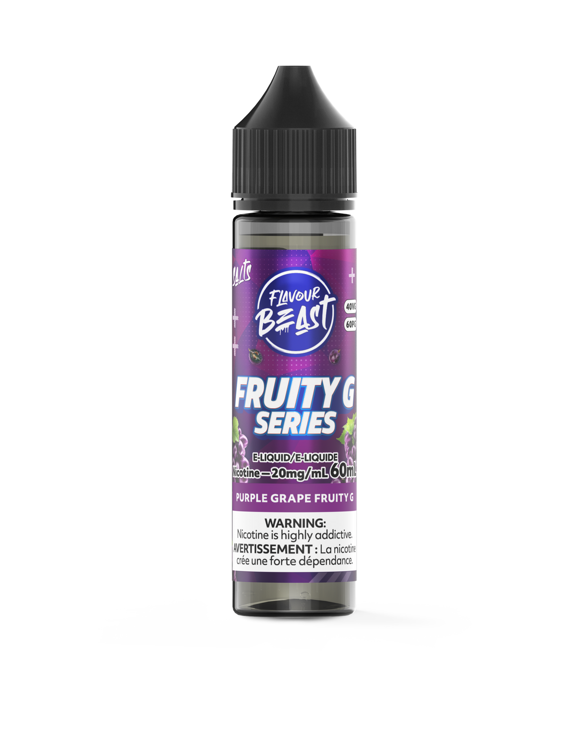 Flavour Beast E-liquid - Purple Grape Fruity G