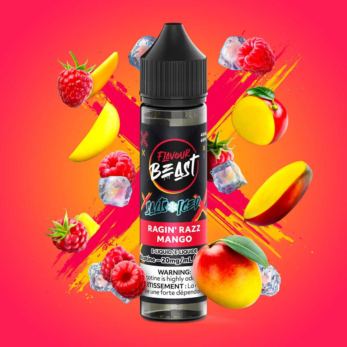 Ragin' Razz Mango Iced - Flavour Beast E-Liquid 