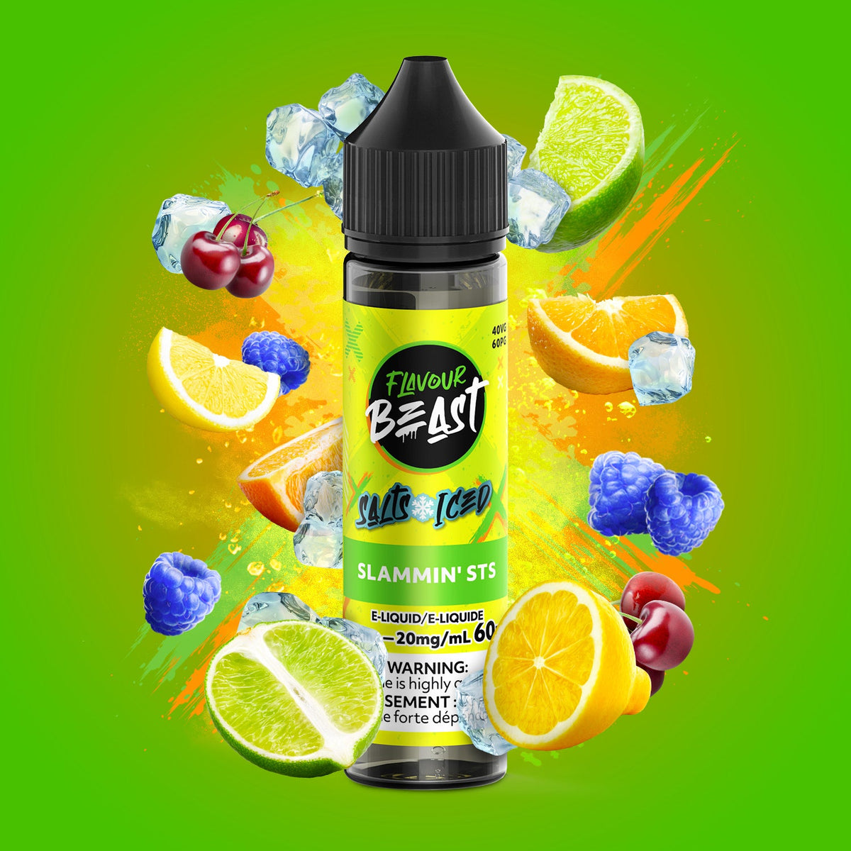 Slammin' STS Iced - Flavour Beast E-Liquid  - 20mg/mL (60mL)