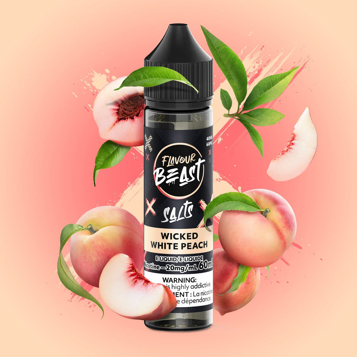 Wicked White Peach - Flavour Beast E-Liquid 