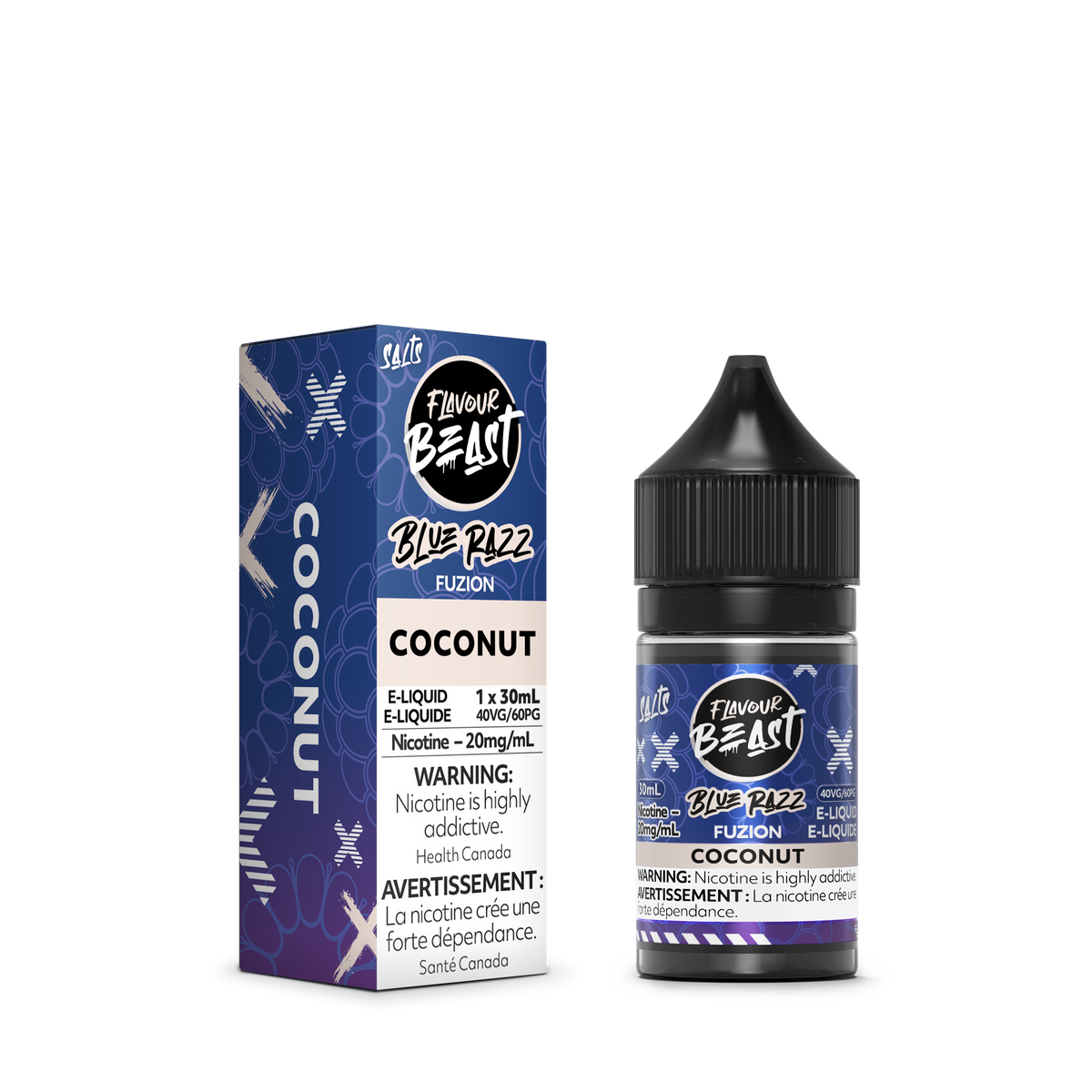 E-Liquid - Blue Razz Fuzion Coconut