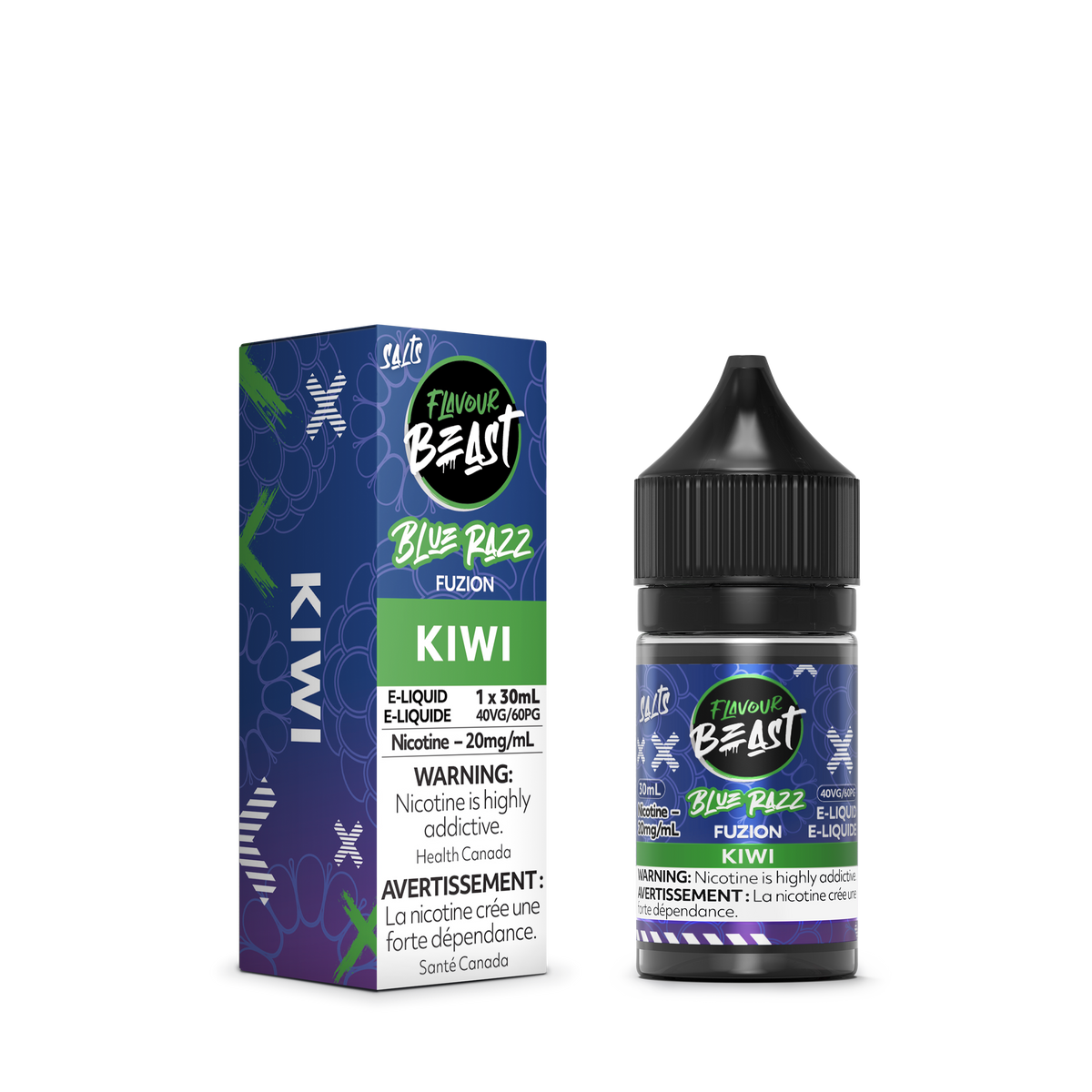 E-Liquid - Blue Razz Fuzion Kiwi