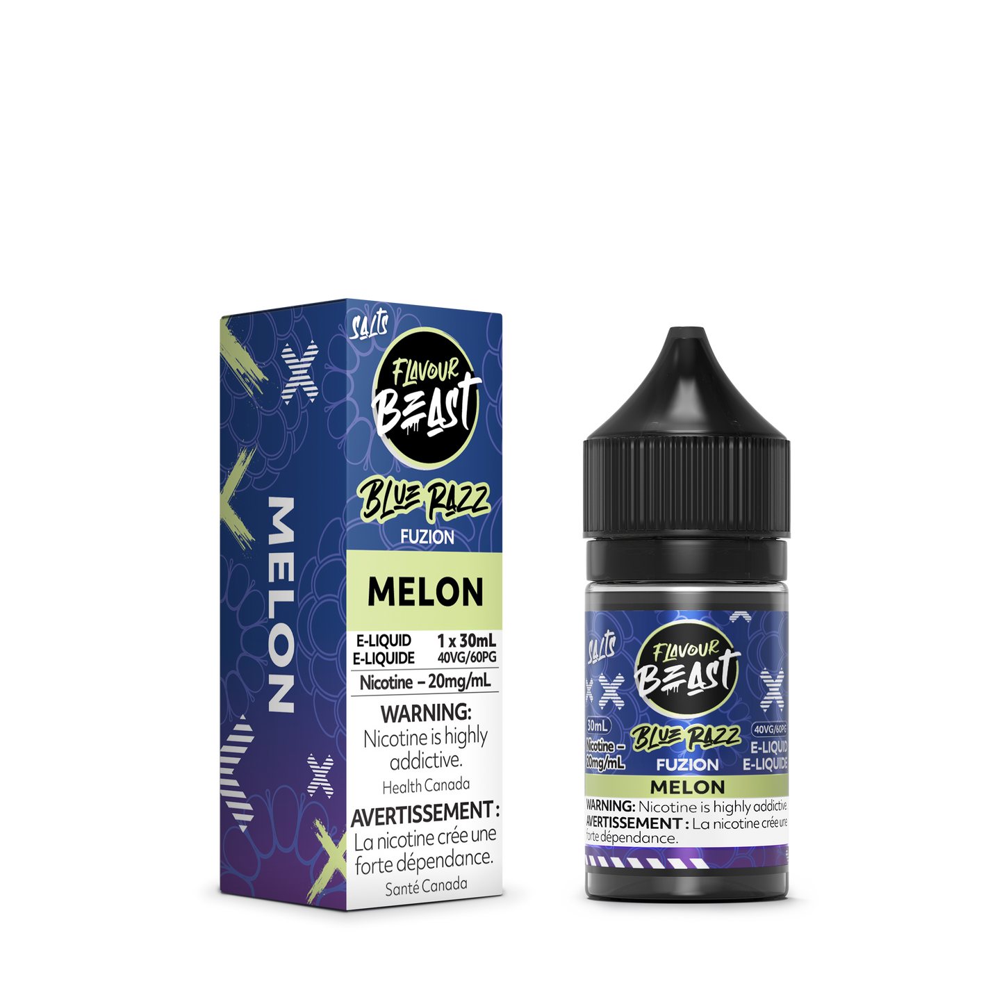 E-Liquid - Blue Razz Fuzion Melon