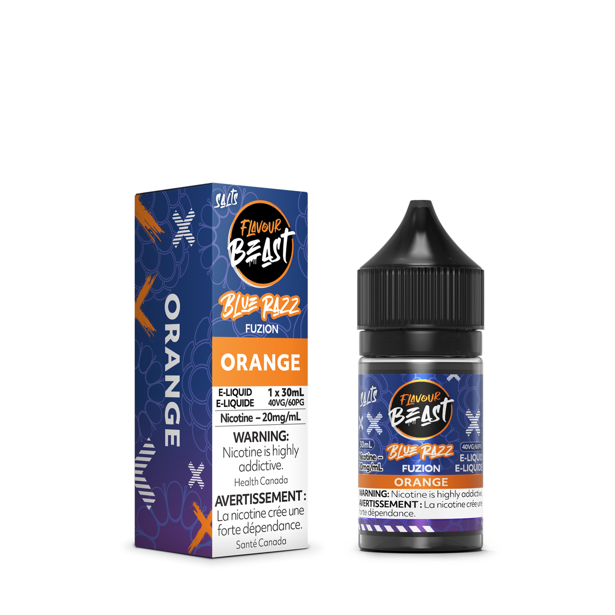 E-Liquid - Blue Razz Fuzion Orange