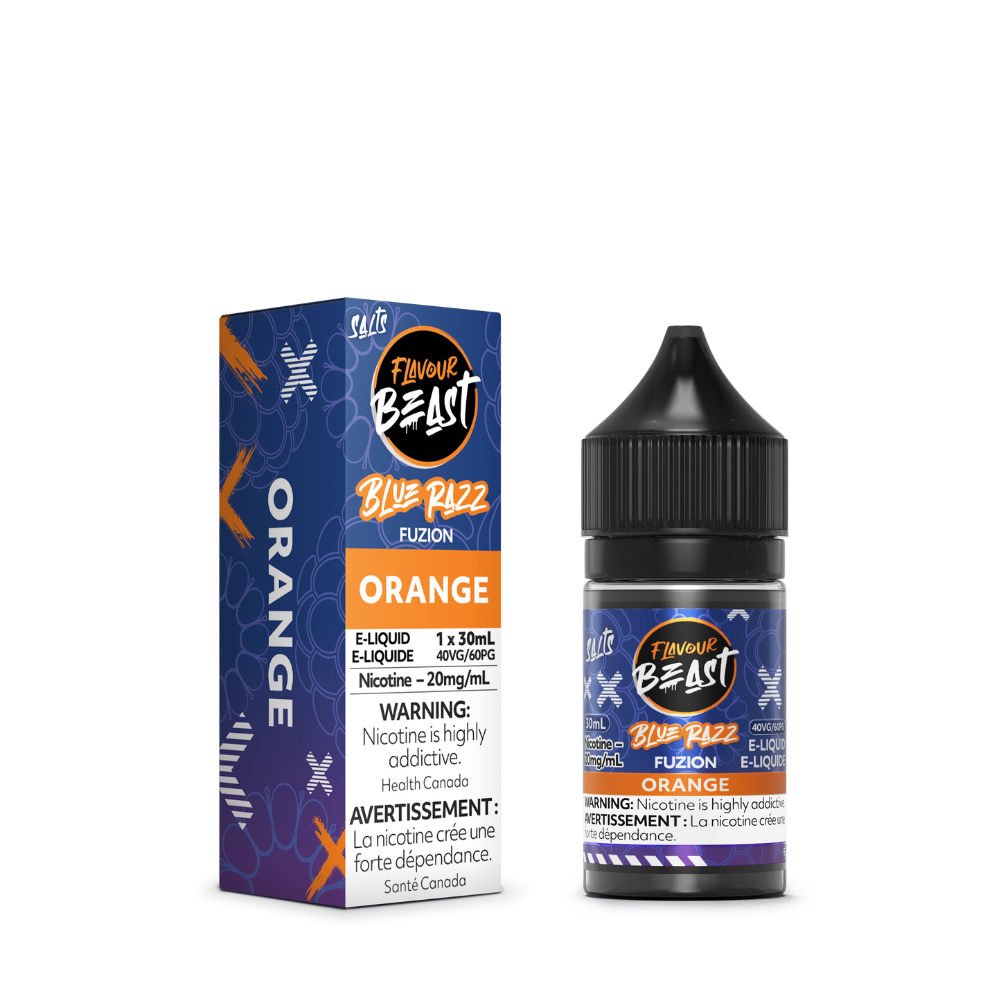 E-Liquid - Blue Razz Fuzion Orange