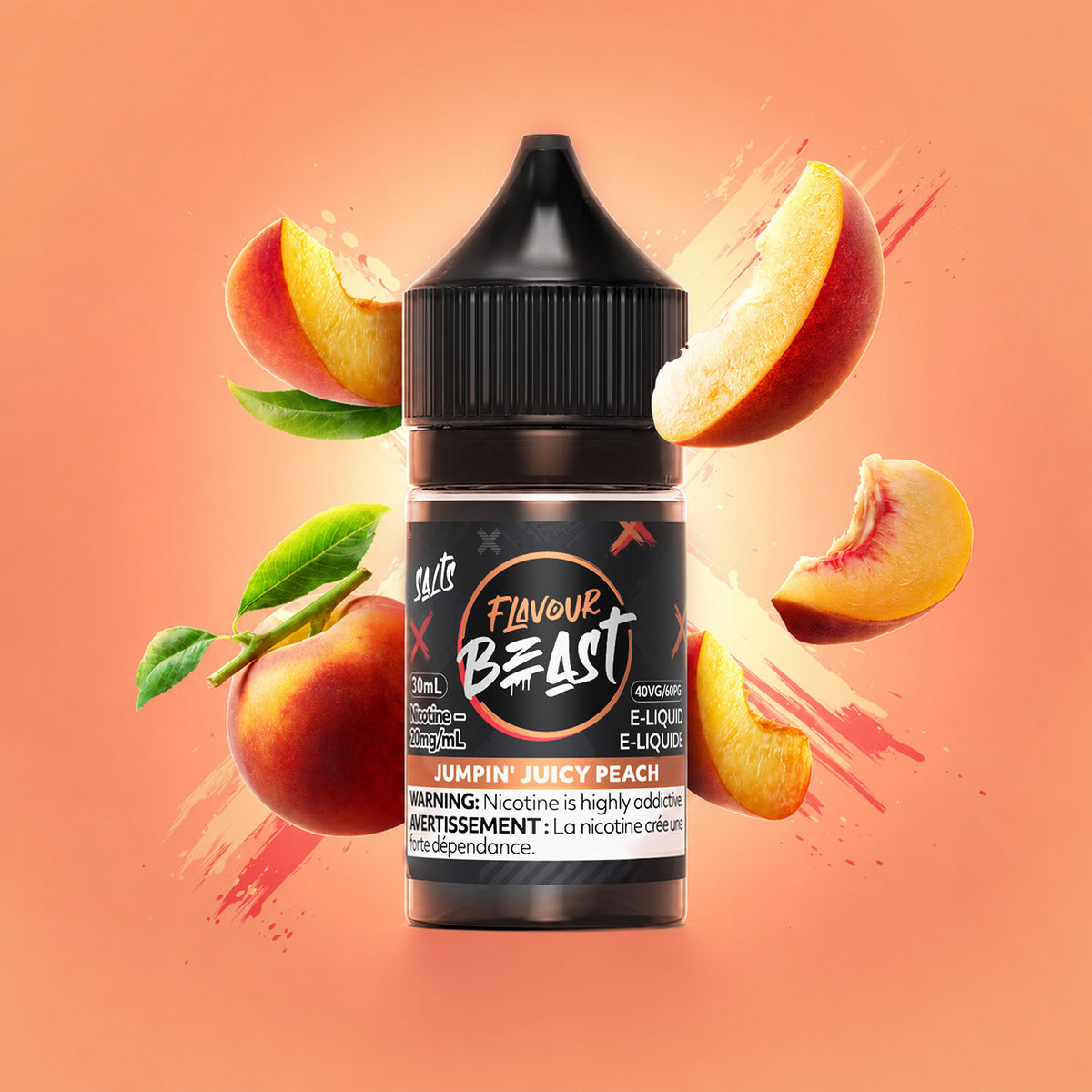 Flavour Beast E-Liquid - Jumpin' Juicy Peach (ON)
