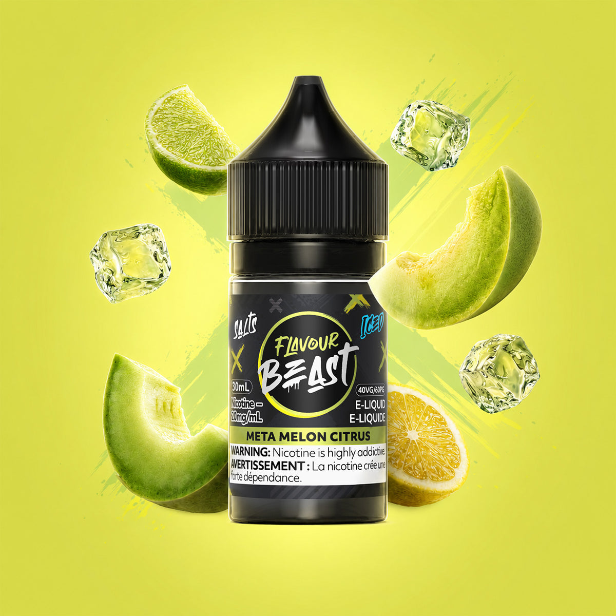 Flavour Beast E-Liquid - Meta Melon Citrus (Iced)