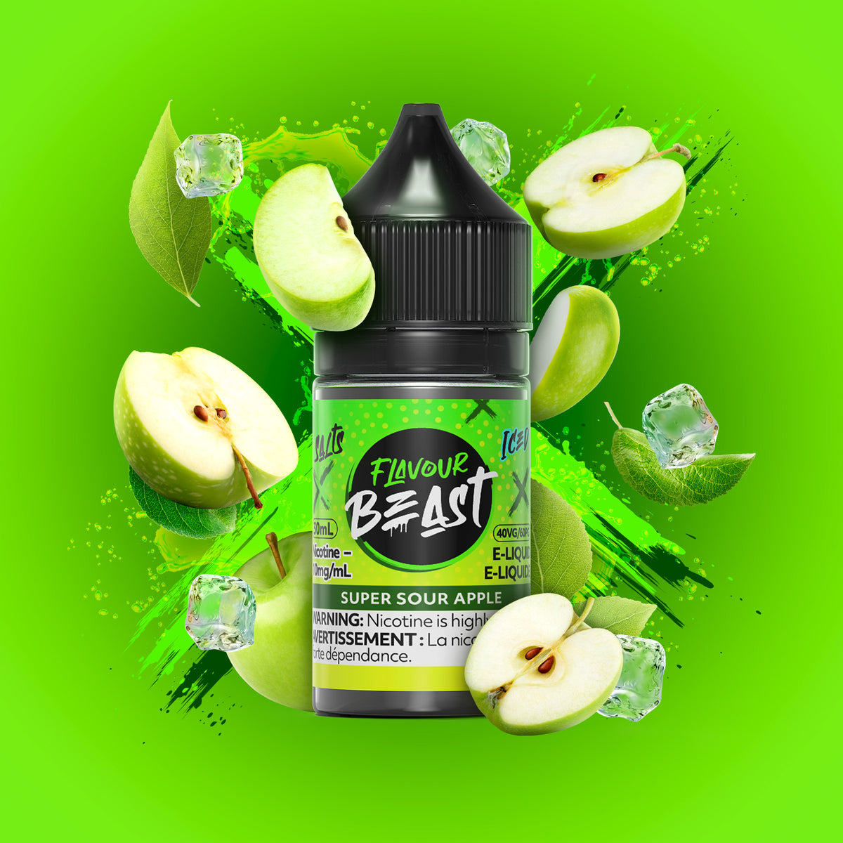 Super Sour Apple - Flavour Beast E-Liquid Super Sour Apple - Flavour Beast E-Liquid