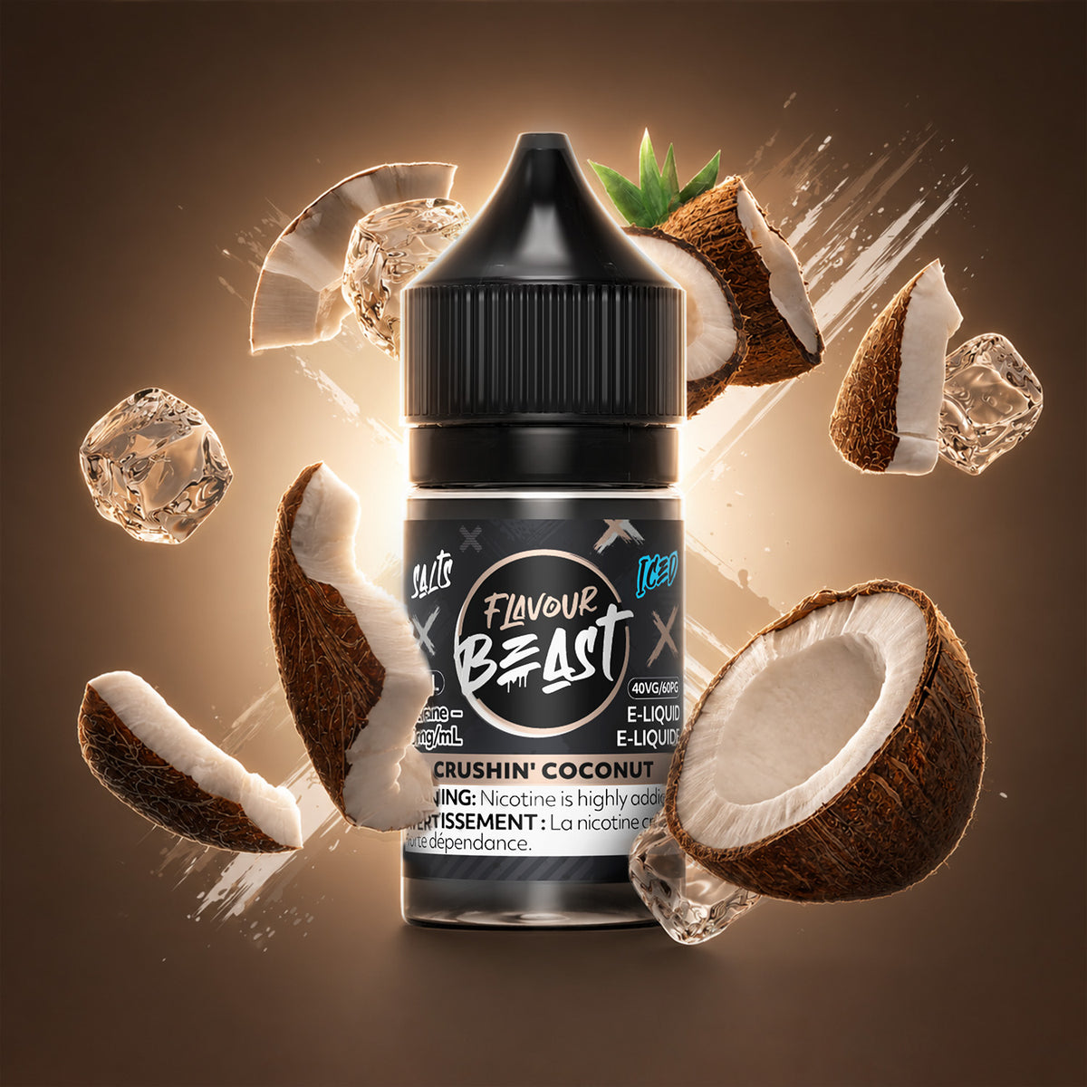 Flavour Beast E-liquid - Crushin' Coconut Iced