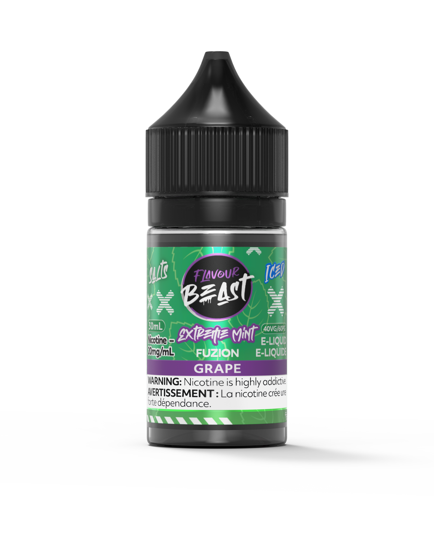 E-Liquid - Extreme Mint Fuzion Grape Iced