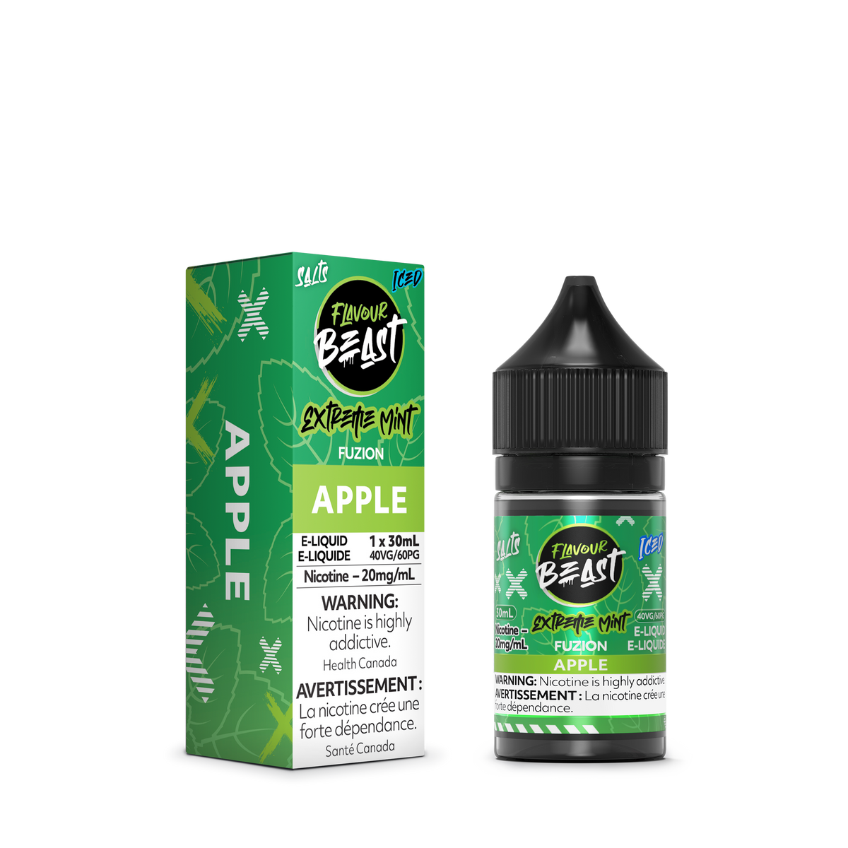 E-Liquid - Extreme Mint Fuzion Apple Iced