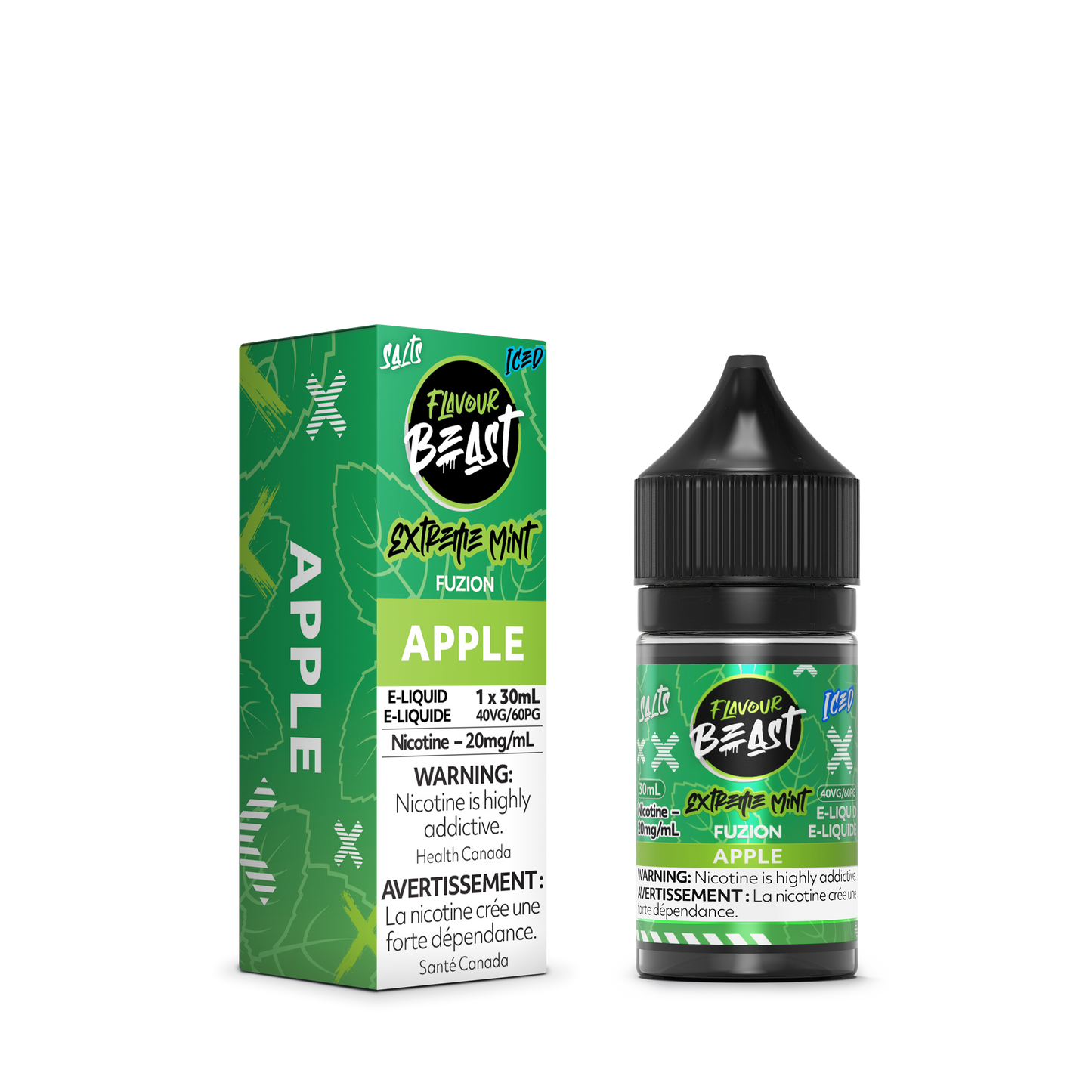 E-Liquid - Extreme Mint Fuzion Apple Iced