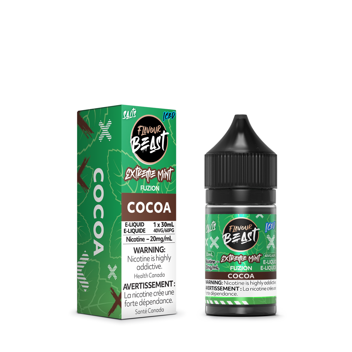 Extreme Mint Cocoa (Iced) - Fuzion E-Liquid Flavour Beast Extreme Mint Cocoa (Iced) - Fuzion E-Liquid Flavour Beast