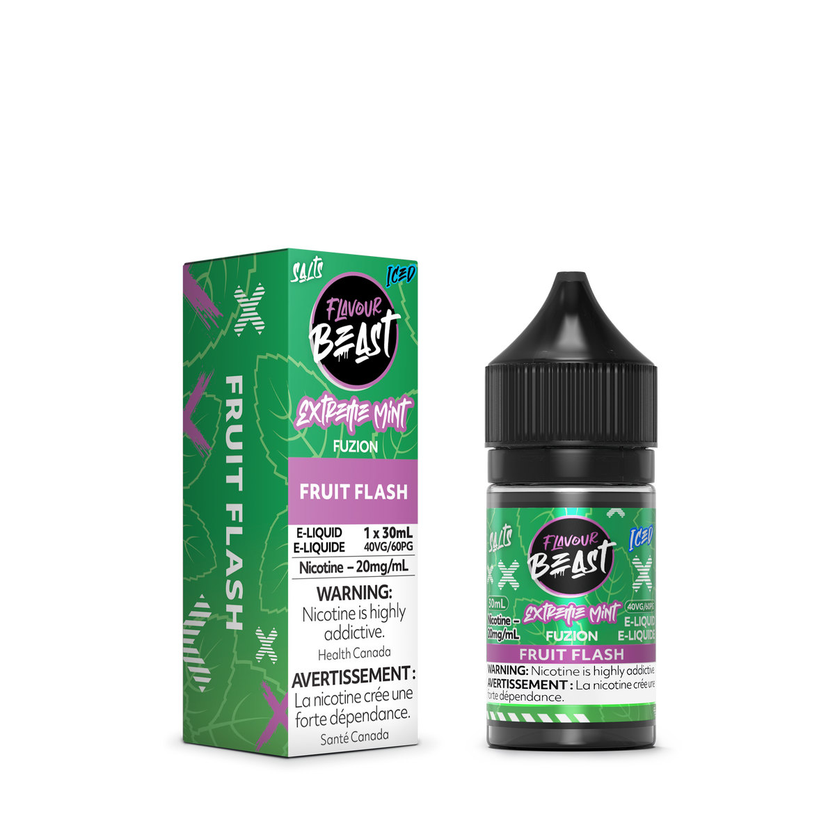 Extreme Mint Fruit Flash (Iced) - Fuzion E-Liquid Flavour Beast Extreme Mint Fruit Flash (Iced) - Fuzion E-Liquid Flavour Beast
