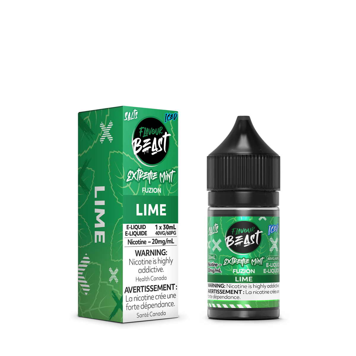 E-Liquid - Extreme Mint Fuzion Lime Iced