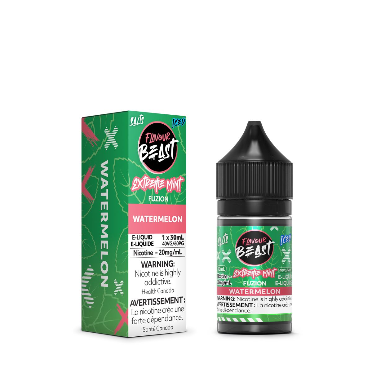 E-Liquid - Extreme Mint Fuzion Watermelon Iced