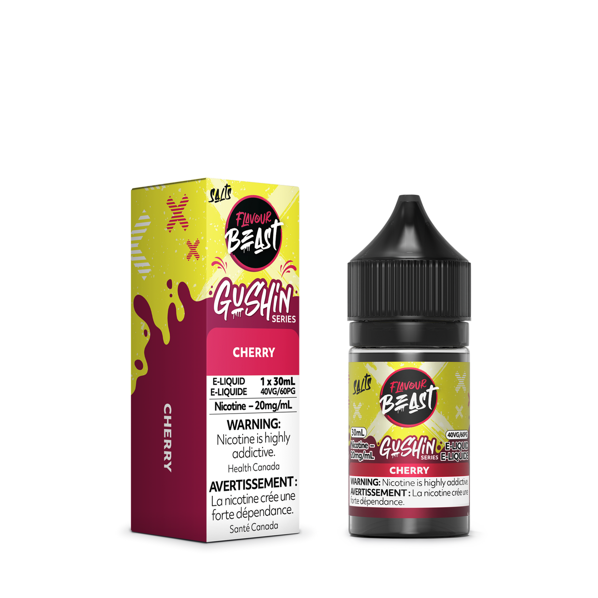 Flavour Beast E-Liquid - GUSHIN Cherry (MB)