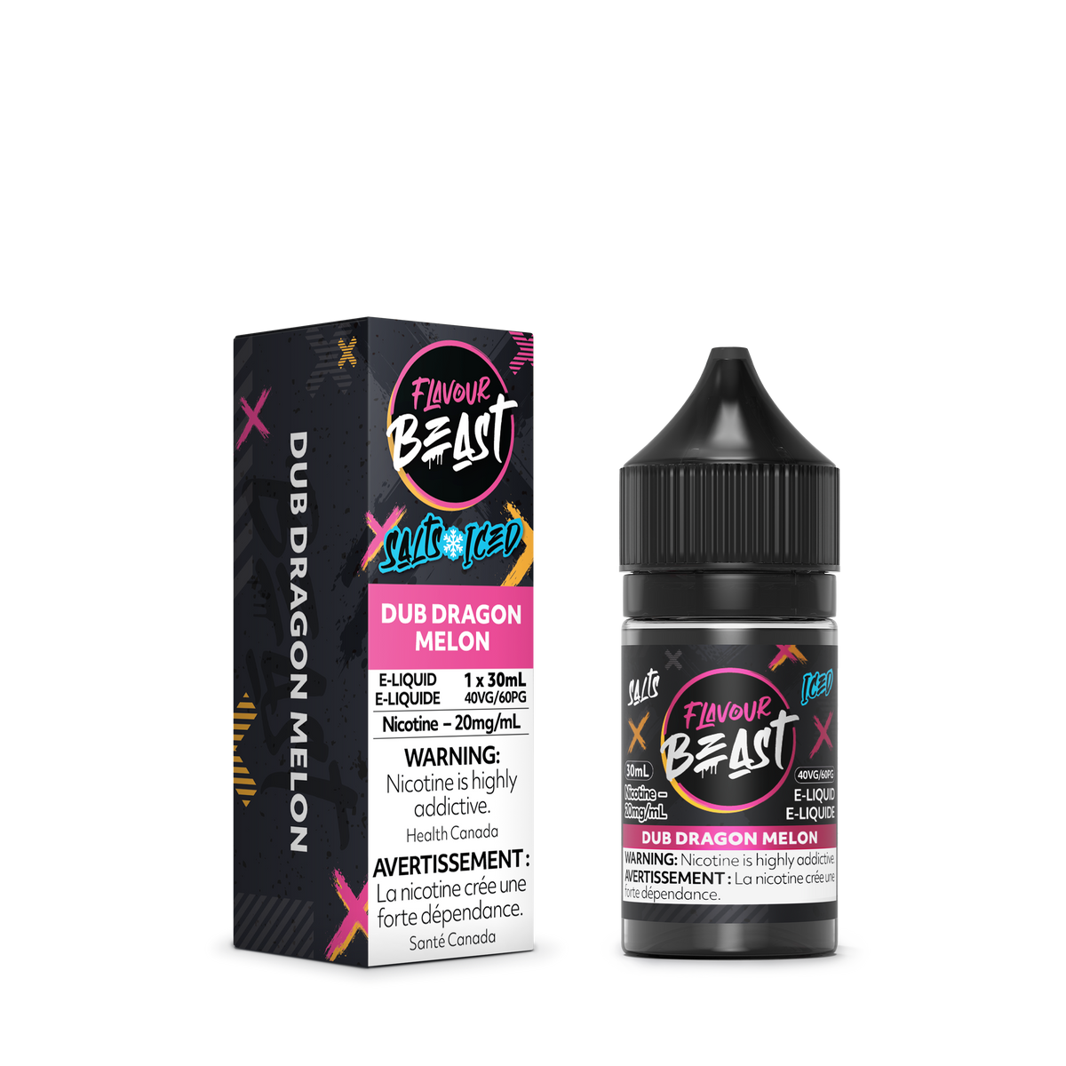 Flavour Beast E-liquid - Dub Dragon Melon Iced