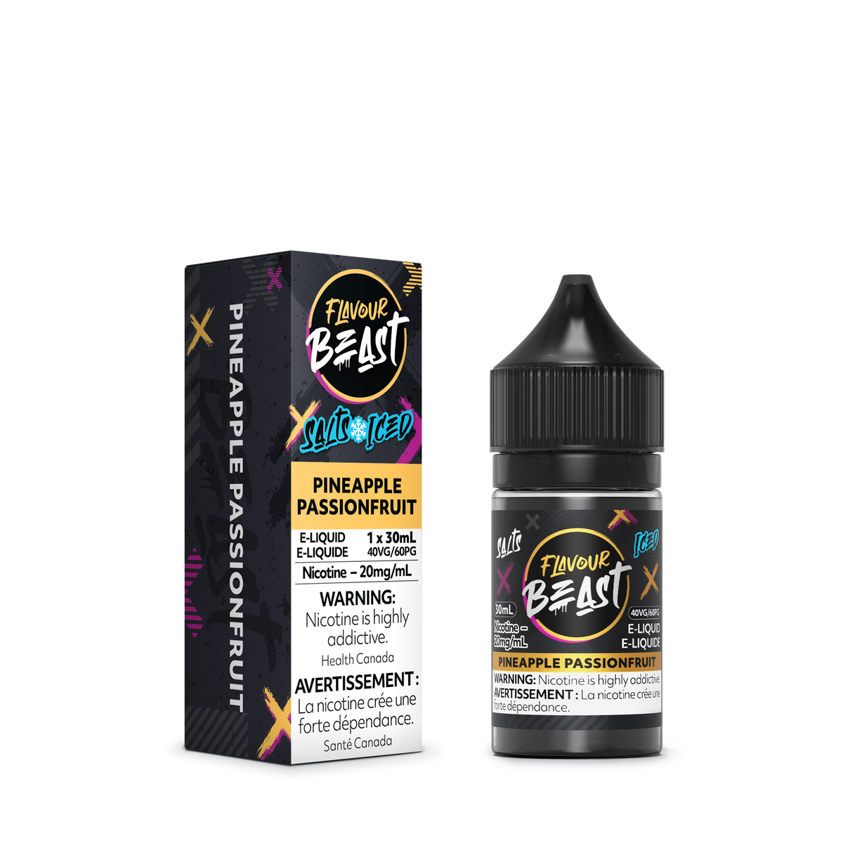 Flavour Beast E-liquid - Pineapple Passionfruit Iced