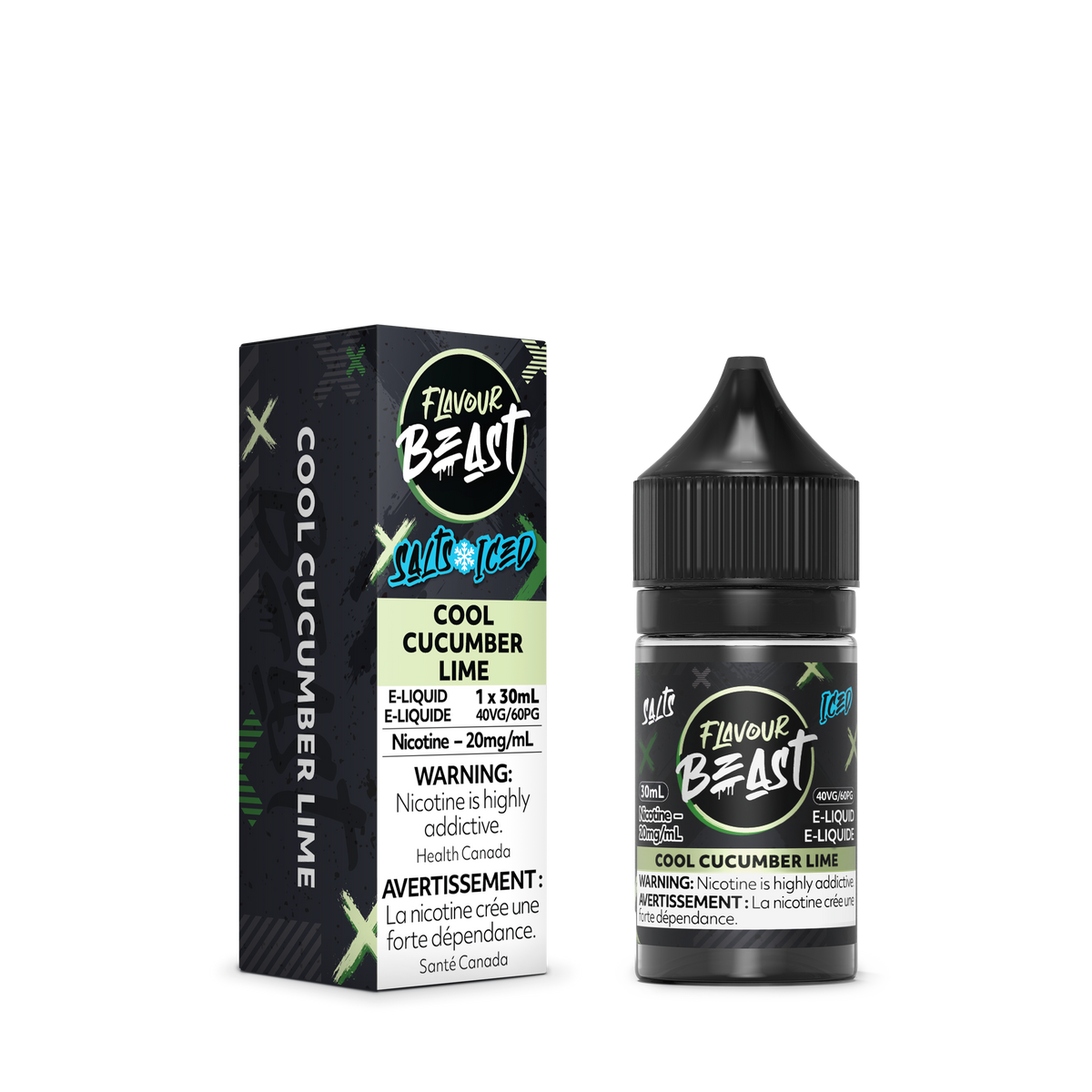 Flavour Beast E-Liquid - Cool Cucumber Lime (Iced) (ON)