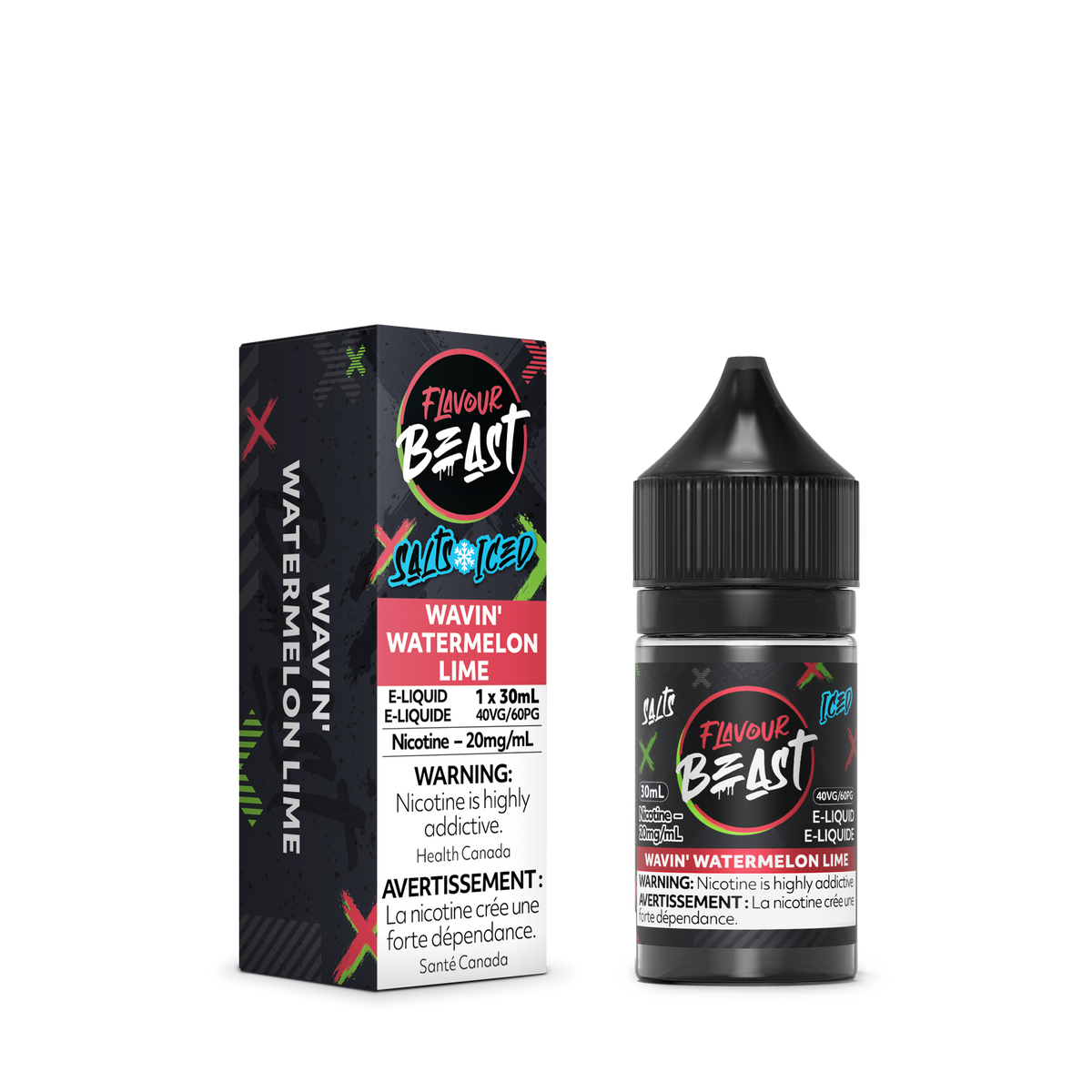Flavour Beast E-Liquid - Wavin' Watermelon Lime (Iced) (AB)