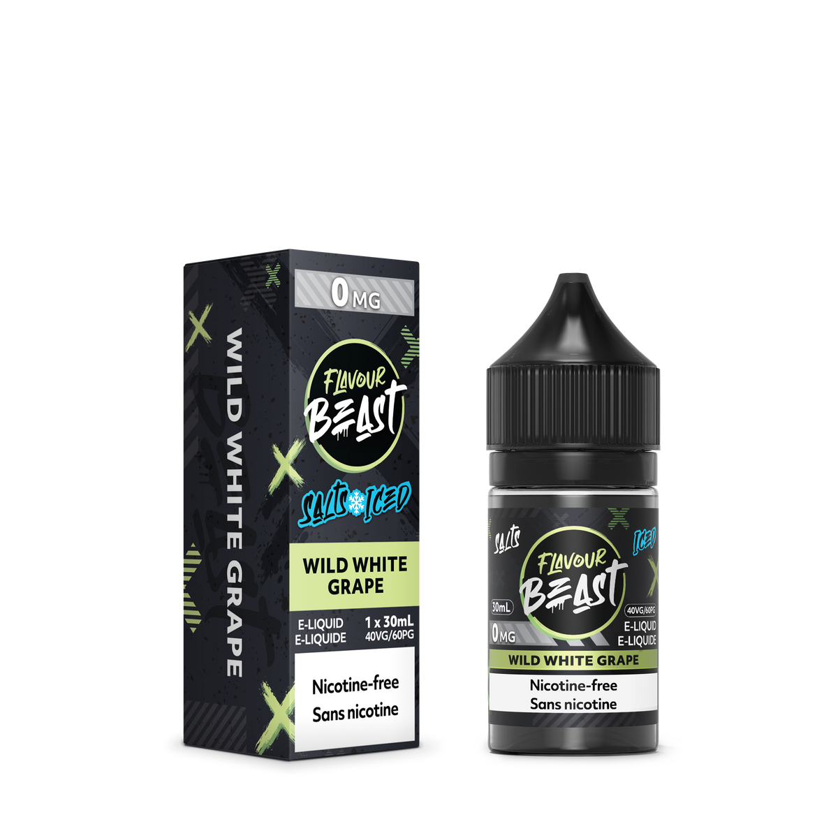 Flavour Beast E-Liquid - Wild White Grape Iced