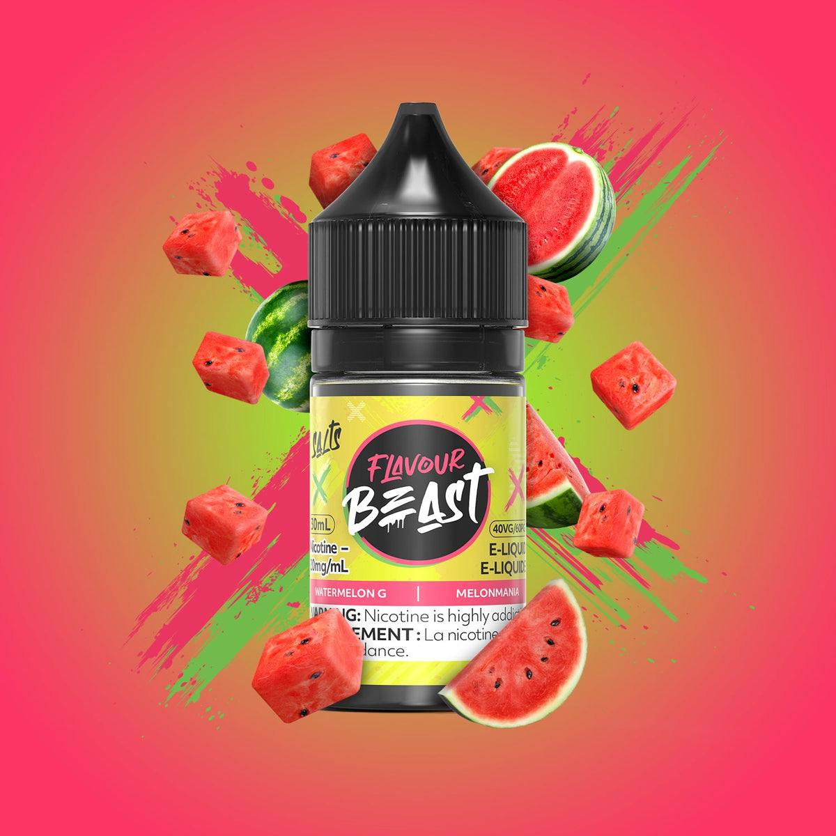 Watermelon G Vape - Flavour Beast E-Liquid - 20mg/mL (30mL)