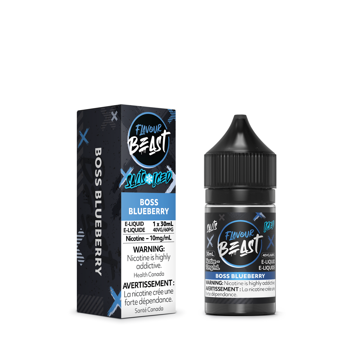 Flavour Beast E-Liquid - Boss Blueberry Iced (MB)