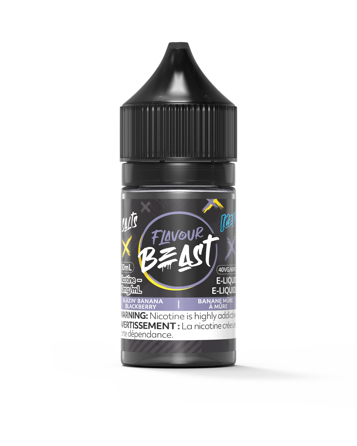 E-Liquid - Blazin' Banana Blackberry Iced