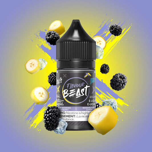 E-Liquid - Blazin' Banana Blackberry Iced