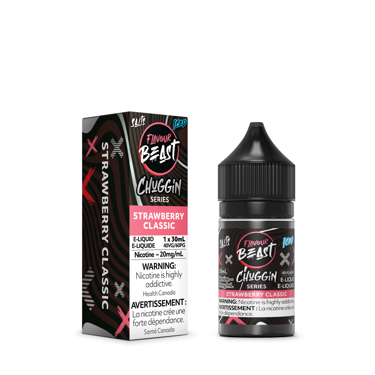 Chuggin E-Liquid - Chuggin Strawberry Classic (Iced) (AB)