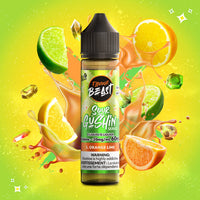 Flavour Beast E-Liquid - SOUR GUSHIN S. Orange Lime (ON) - 20mg/mL (60mL)