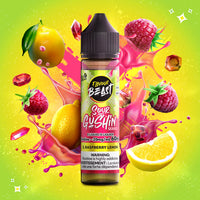 Flavour Beast E-Liquid - SOUR GUSHIN S. Raspberry Lemon (ON) - 20mg/mL (60mL)
