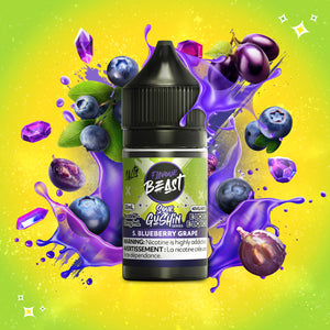 Flavour Beast E-Liquid - SOUR GUSHIN S. Blueberry Grape (MB)