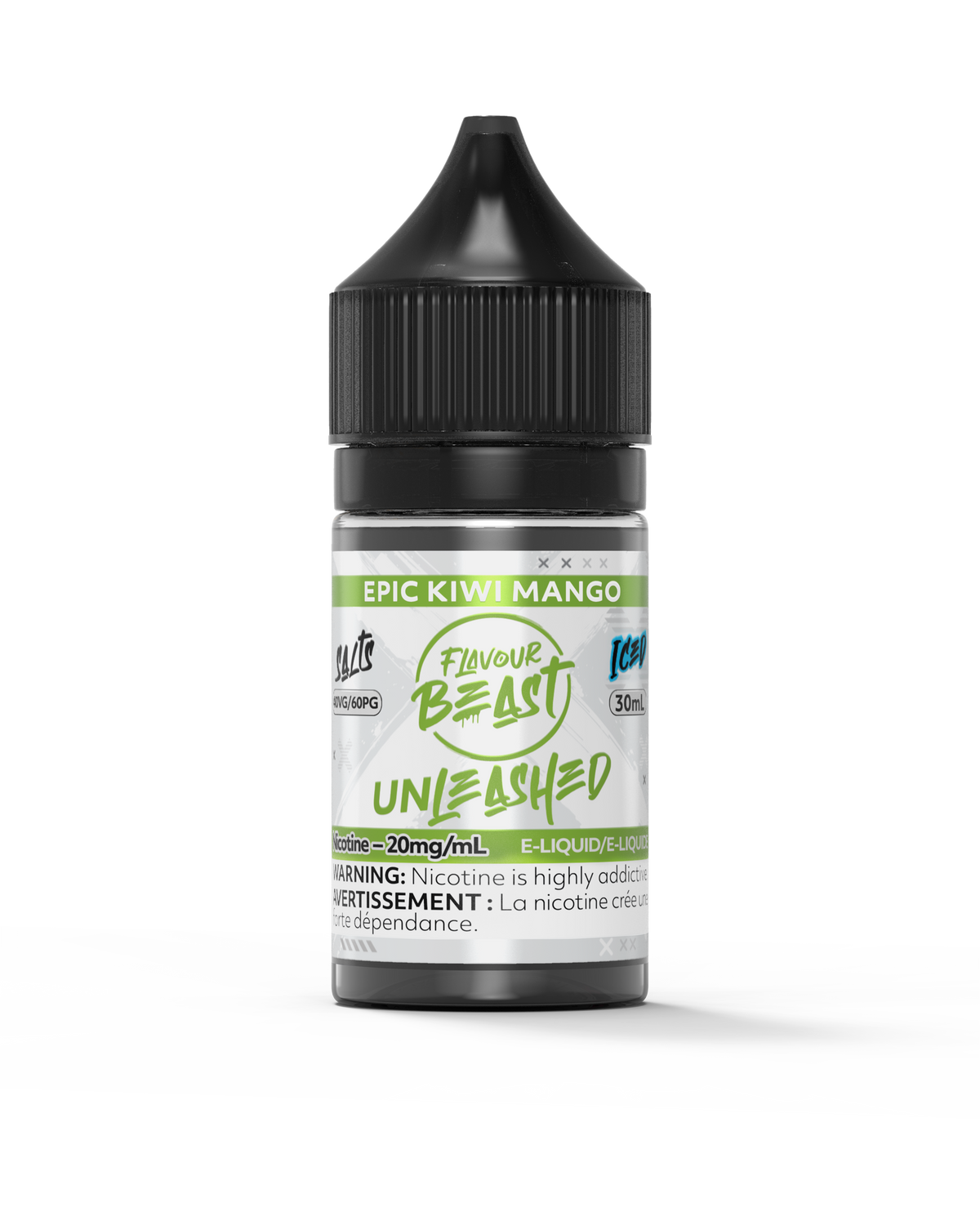 Flavour Beast E-Liquid - Unleashed - Epic Kiwi Mango Iced