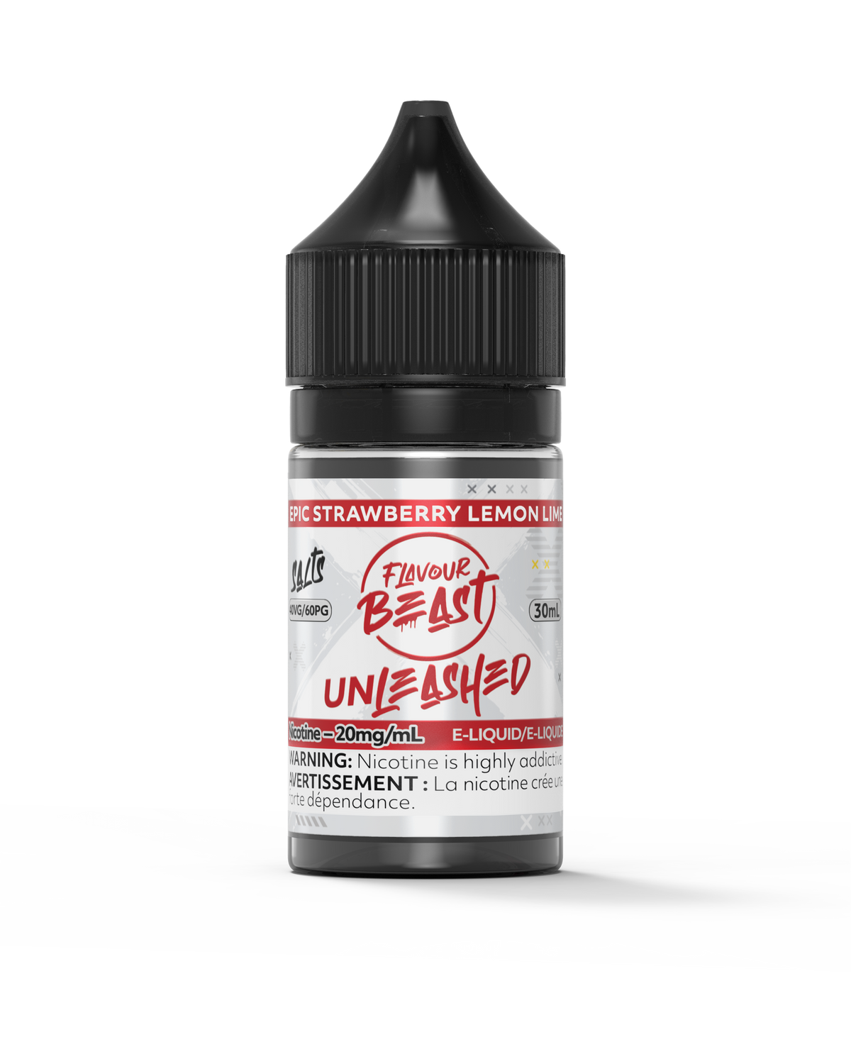 Flavour Beast E-Liquid - Unleashed - Epic Strawberry Lemon Lime