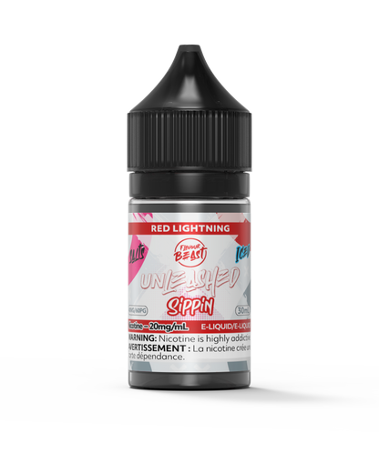 Flavour Beast E-Liquid - Unleashed Sippin - Red Lightning