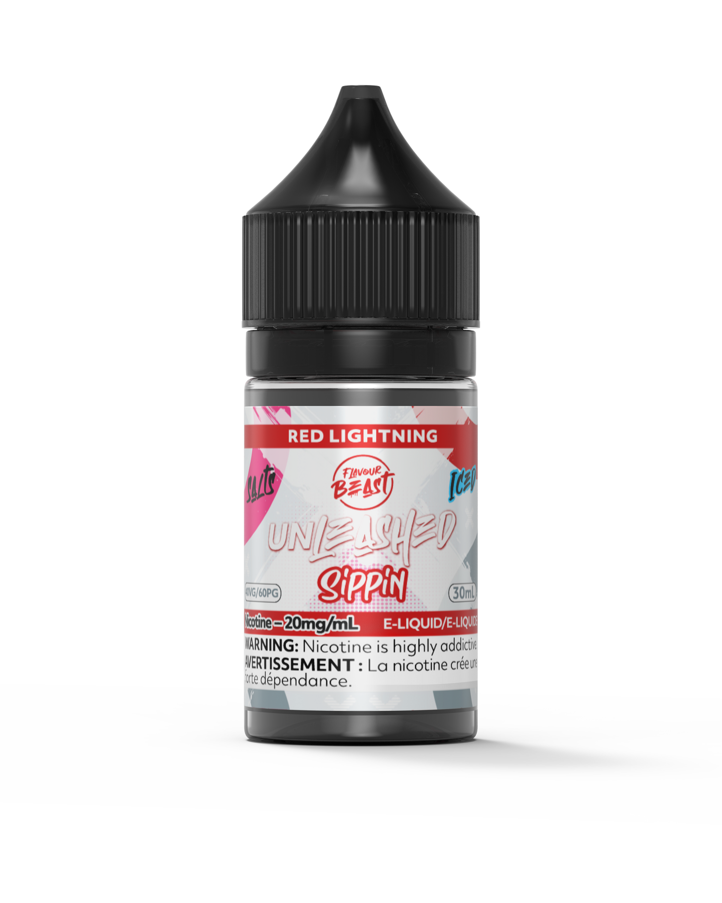 Flavour Beast E-Liquid - Unleashed Sippin - Red Lightning