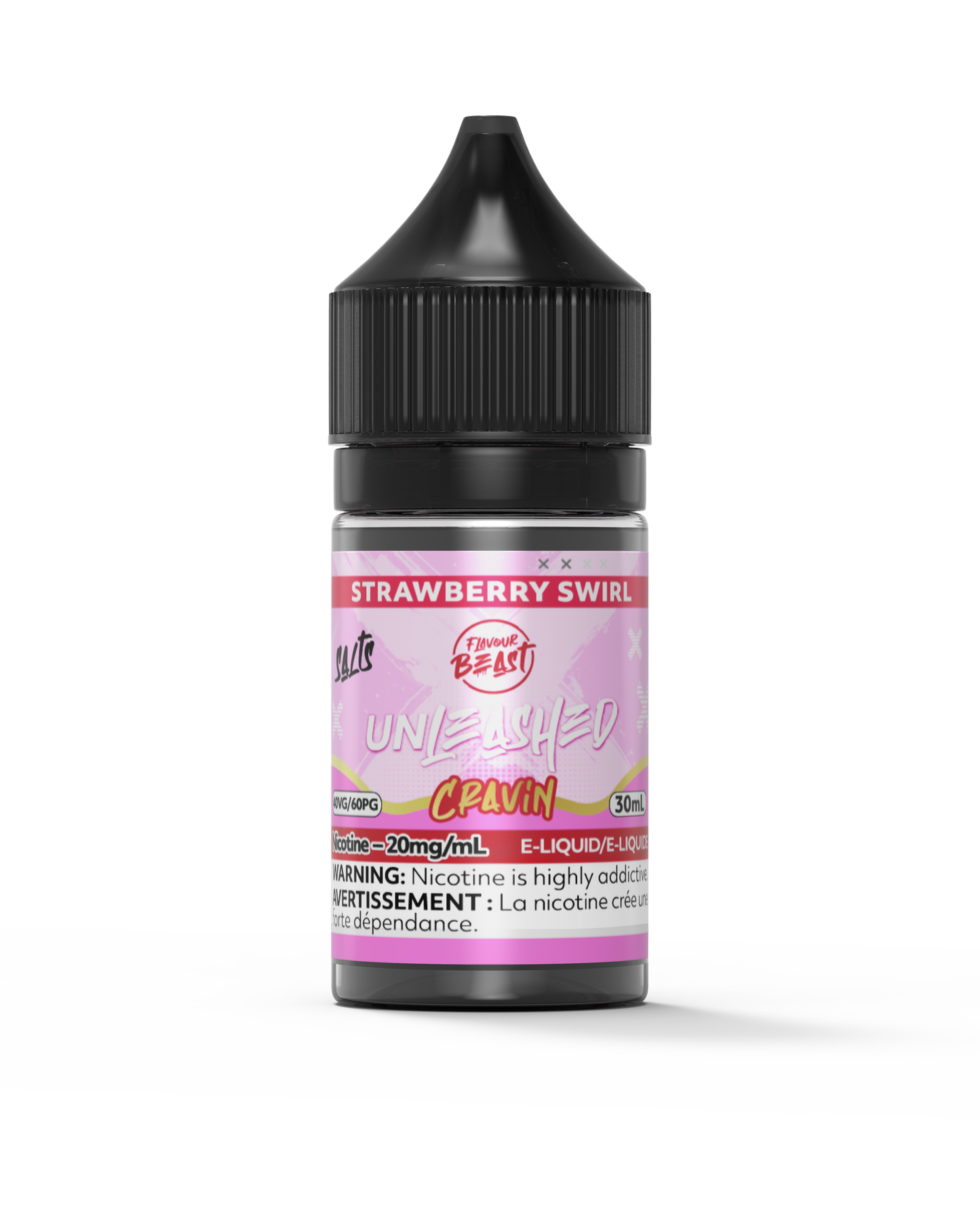 Flavour Beast E-Liquid - Unleashed Cravin - Strawberry Swirl