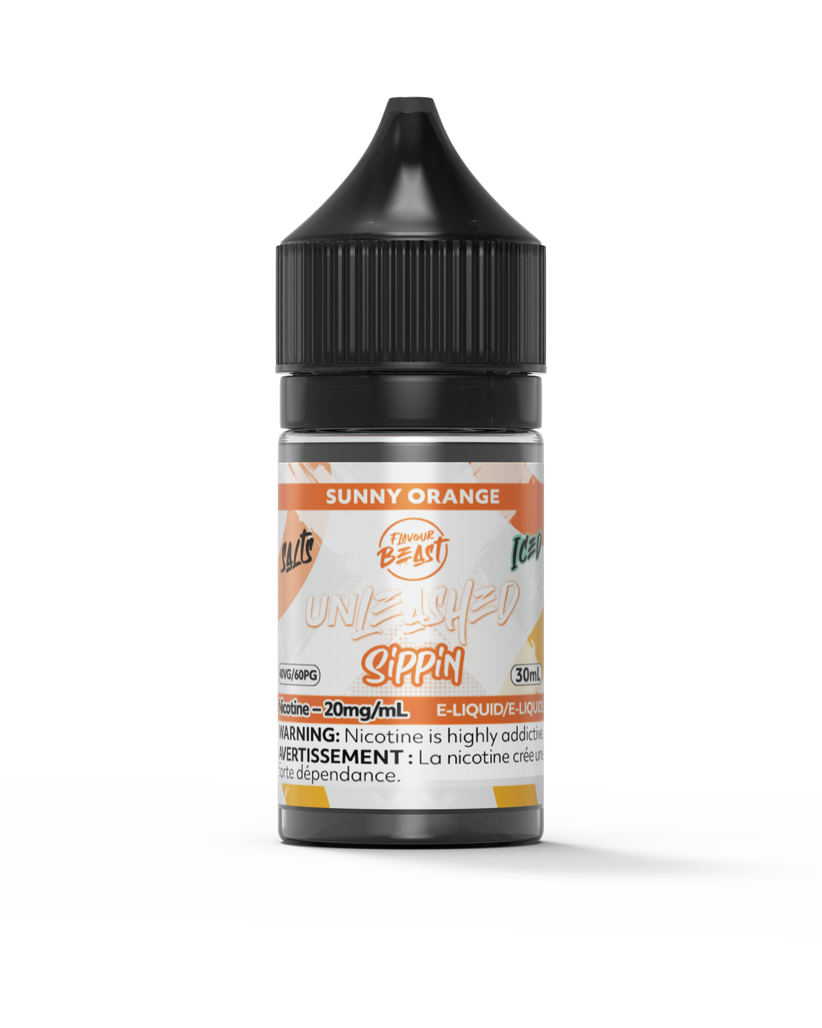 Flavour Beast E-Liquid - Unleashed Sippin - Sunny Orange