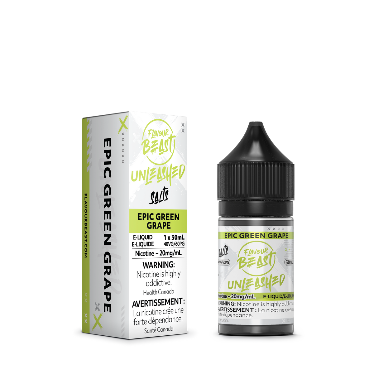 Flavour Beast E-Liquid - Unleashed - Epic Green Grape