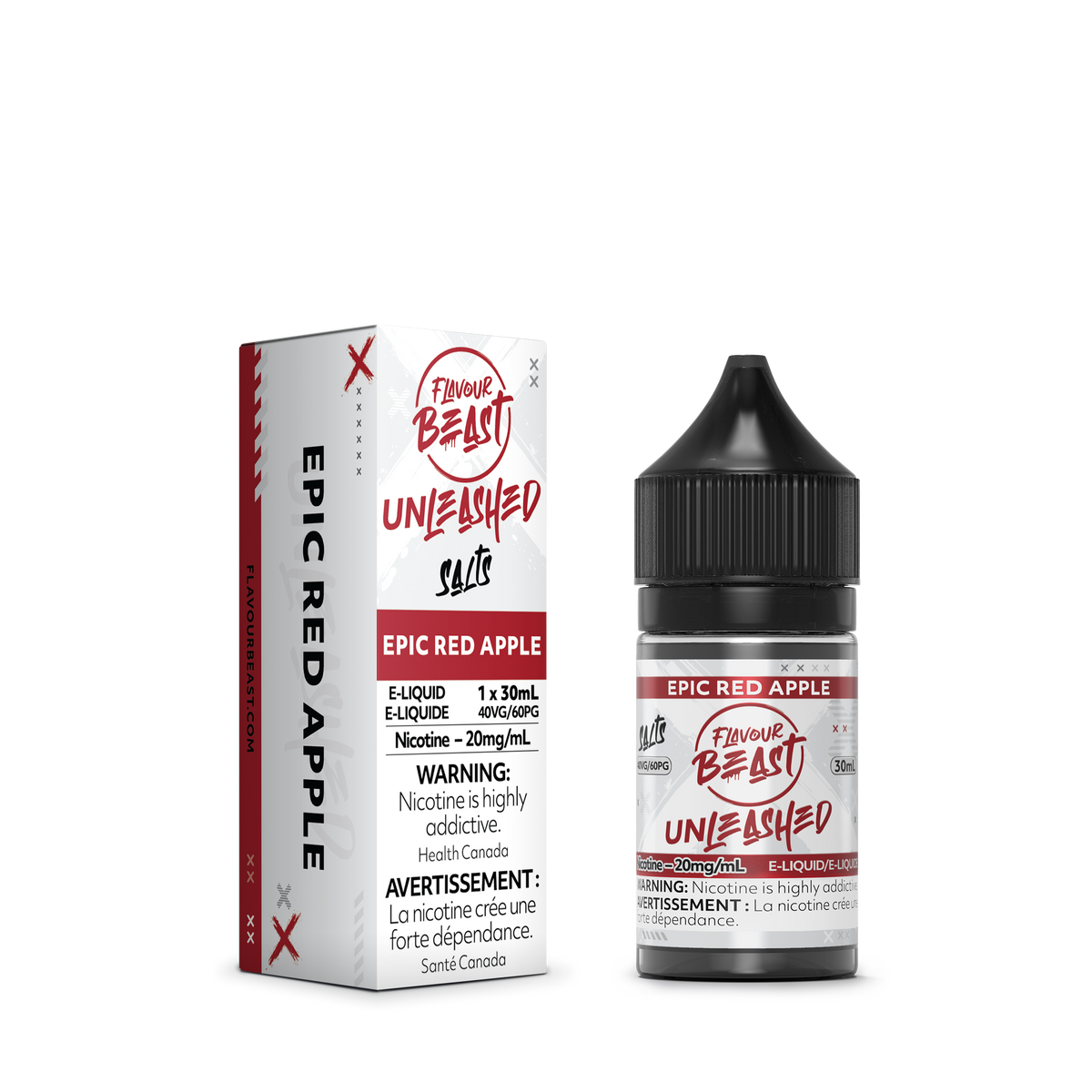 Flavour Beast E-Liquid - Unleashed - Epic Red Apple