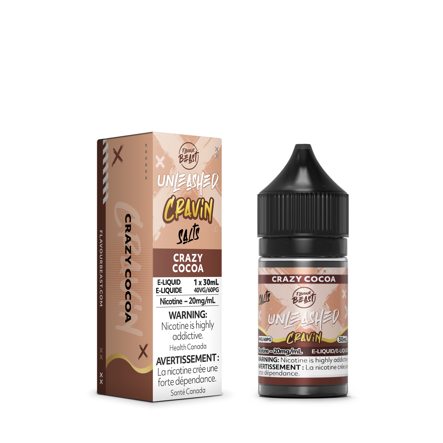 Flavour Beast E-Liquid - Unleashed Cravin - Crazy Cocoa