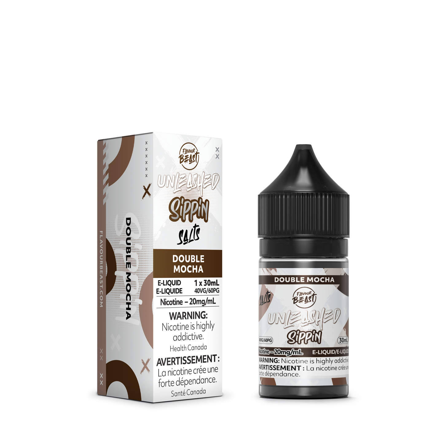 Flavour Beast E-Liquid - Unleashed Sippin - Double Mocha