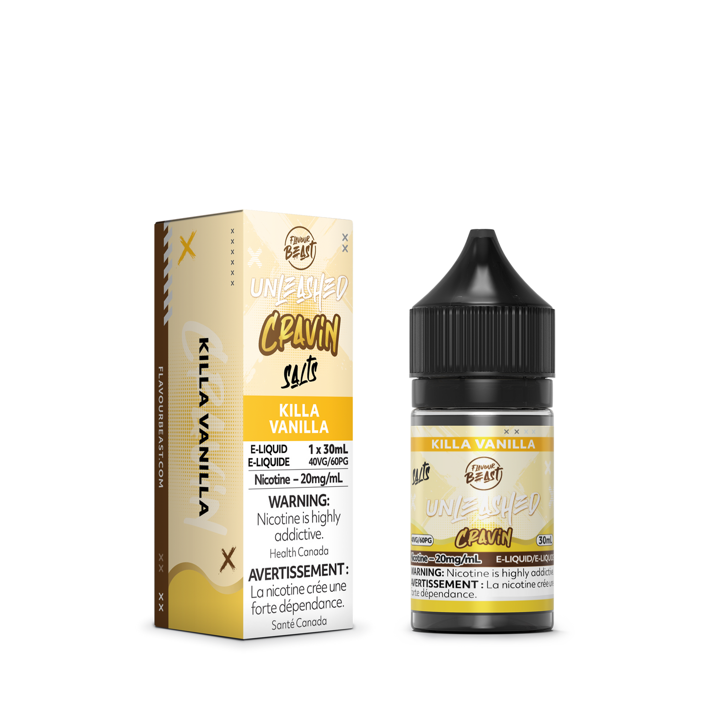 Flavour Beast E-Liquid - Unleashed Cravin - Killa Vanilla