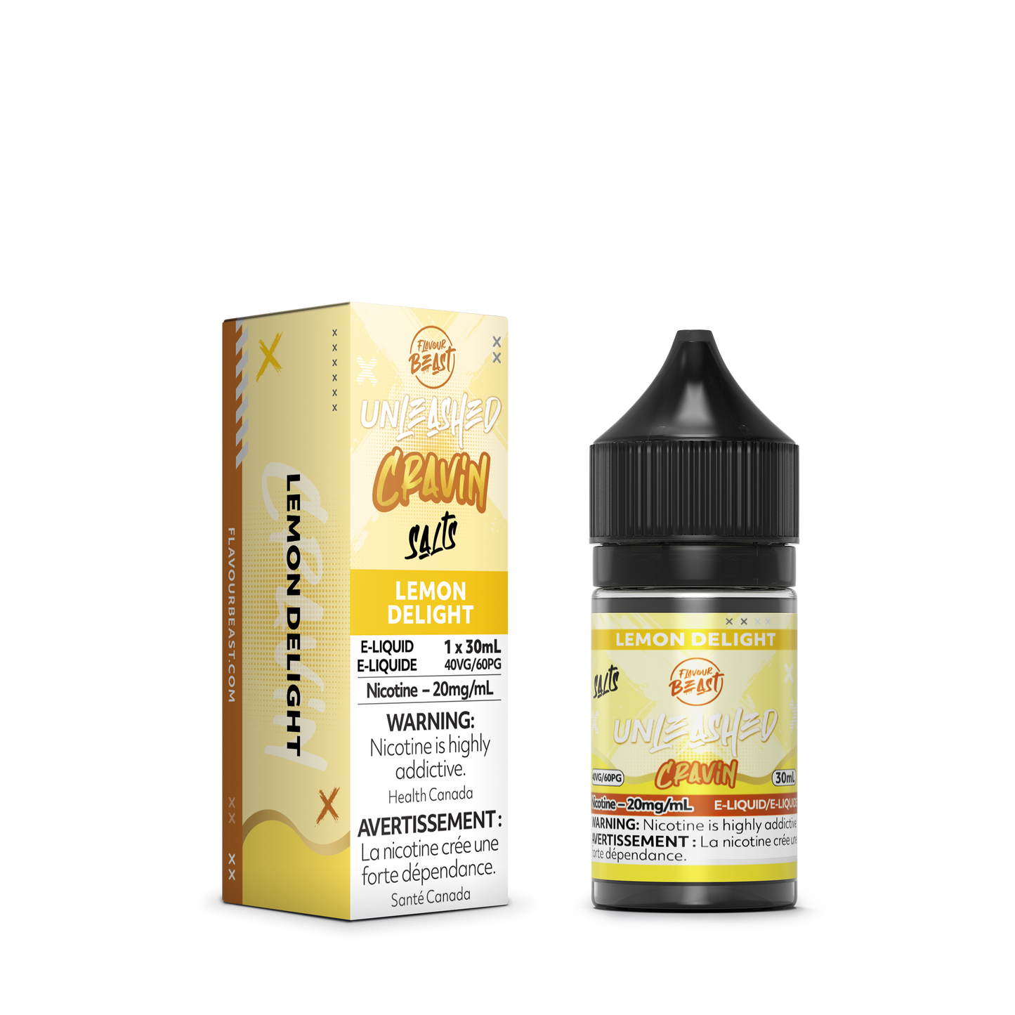 Flavour Beast E-Liquid - Unleashed Cravin - Lemon Delight