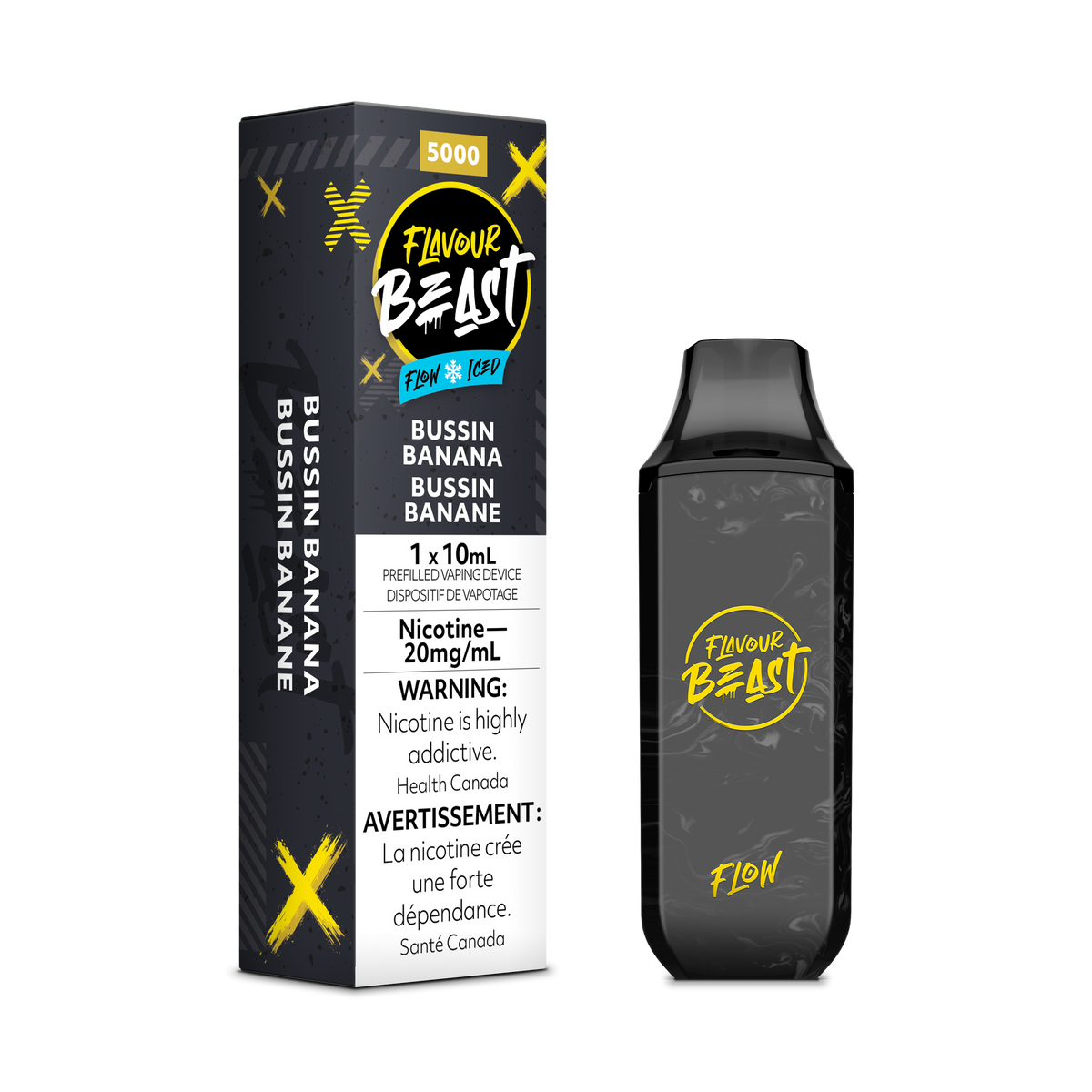 Flavour Beast Flow 5K Disposable - Bussin' Banana Iced