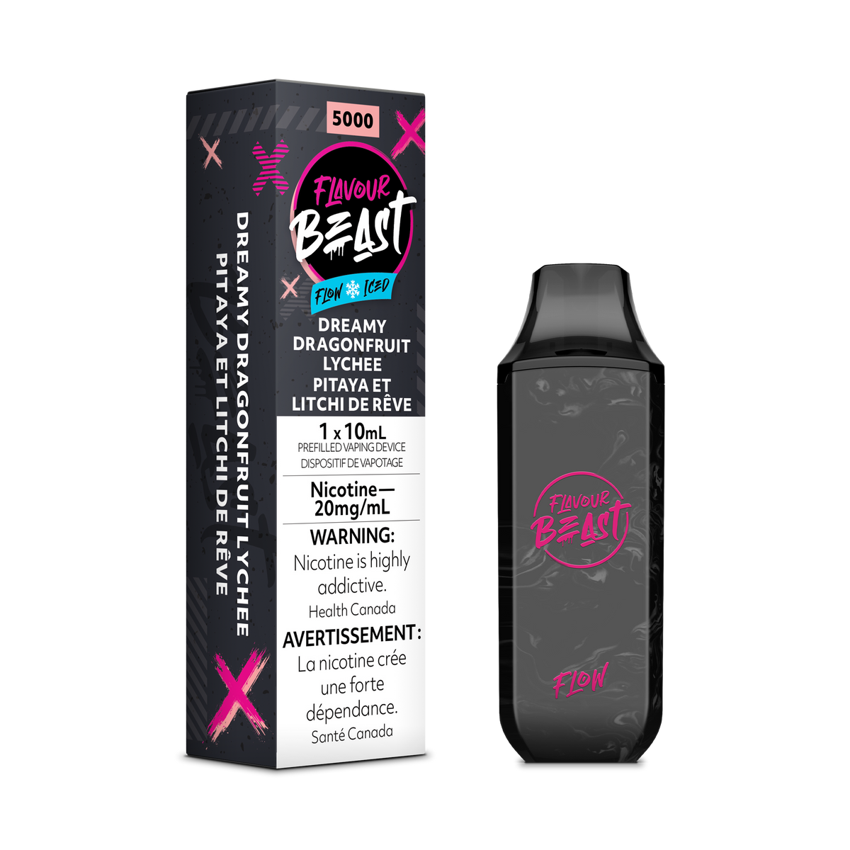 Flavour Beast Flow 5K -  Dreamy Dragonfruit Lychee Iced